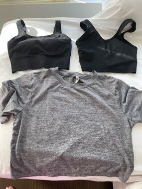 ALL 3 - Xs, S sport tops